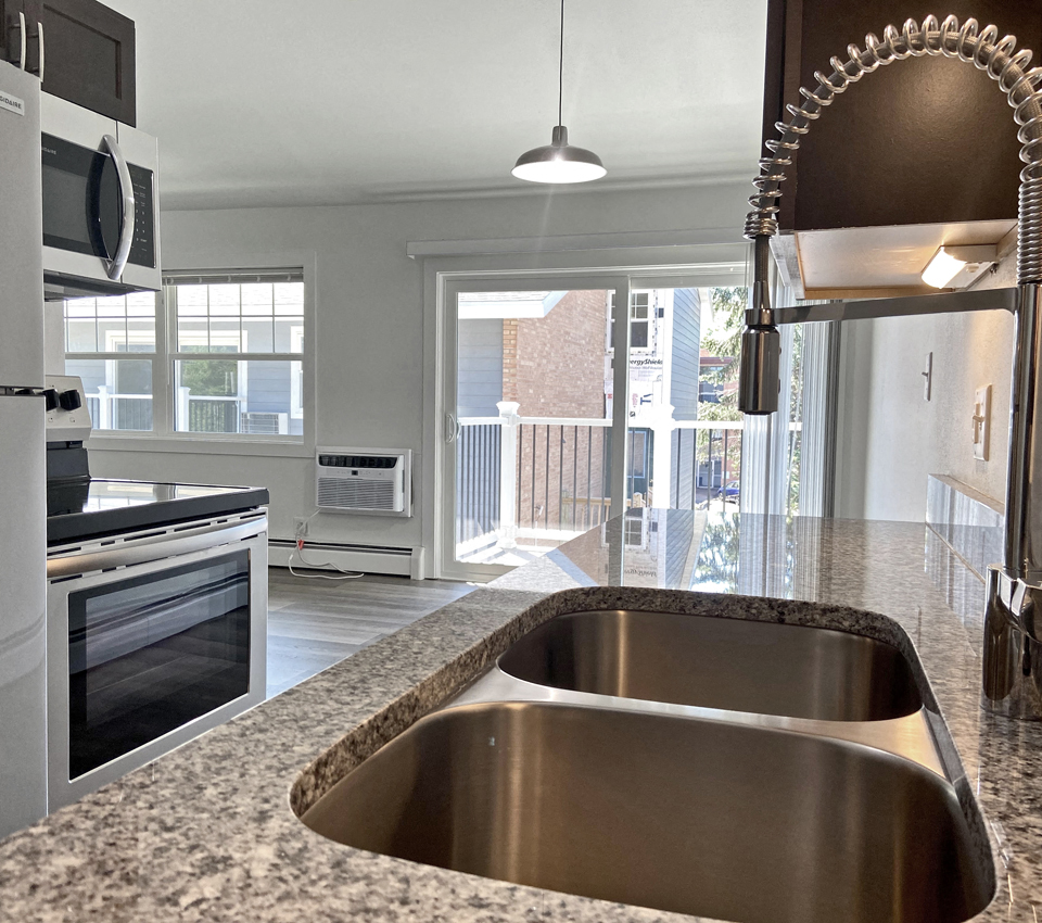 University Lofts Kitchen